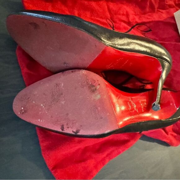 Christian Louboutin Simple pump 85mm black kid leather - Picture 6 of 10